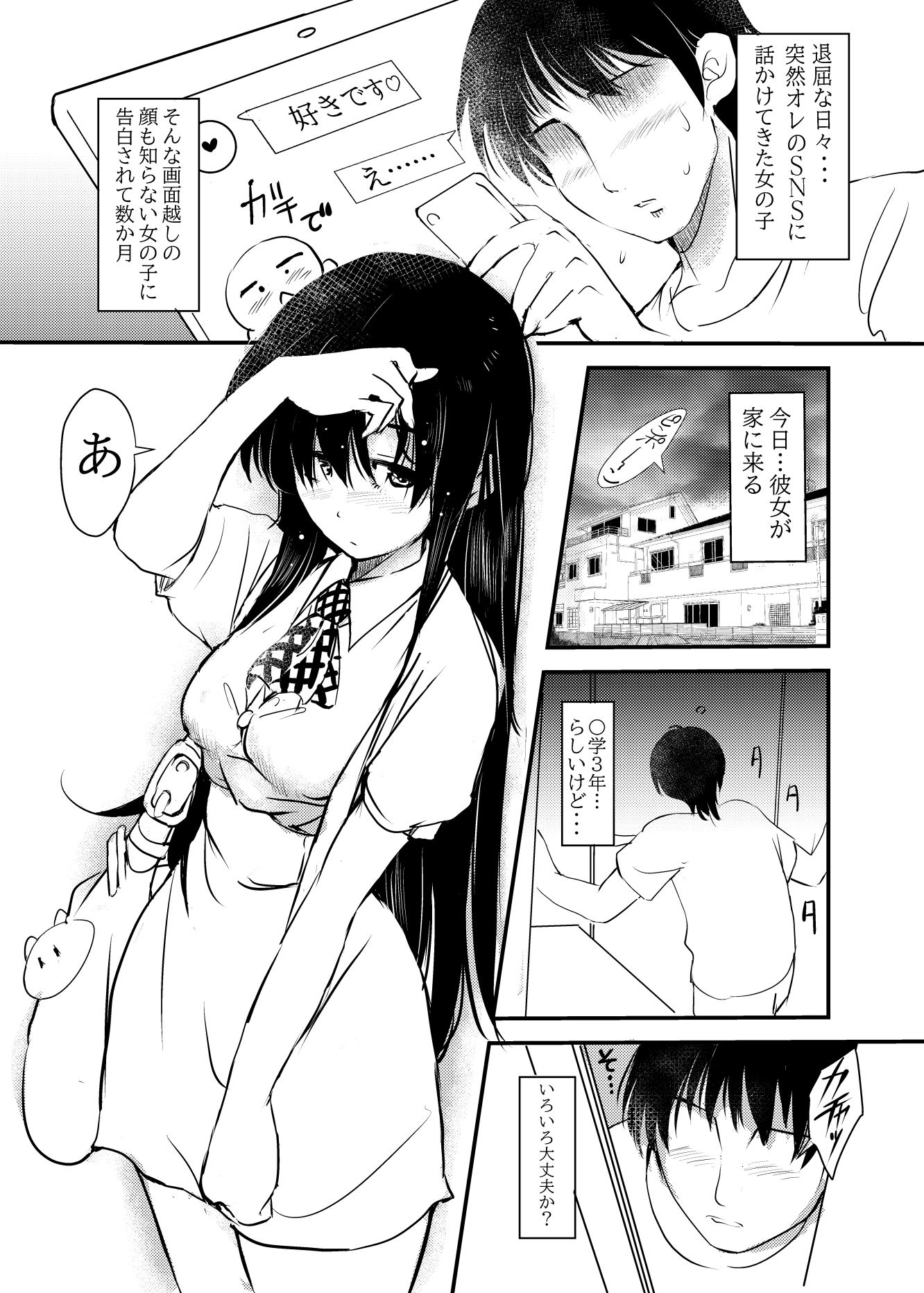 ネット彼女を家に呼んだら妹だったので…実妹交尾した話【みまもり園長】エロ同人 | 無料エロ漫画大全R18