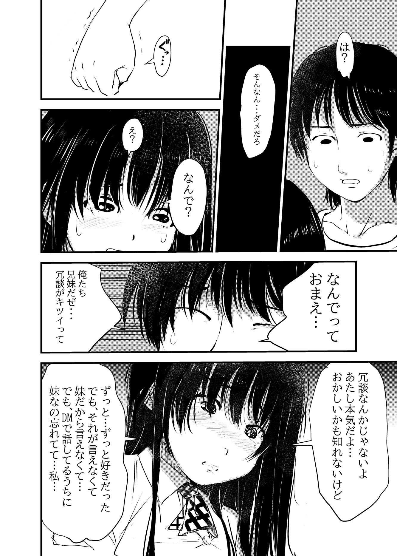 ネット彼女を家に呼んだら妹だったので…実妹交尾した話【みまもり園長】エロ同人 | 無料エロ漫画大全R18
