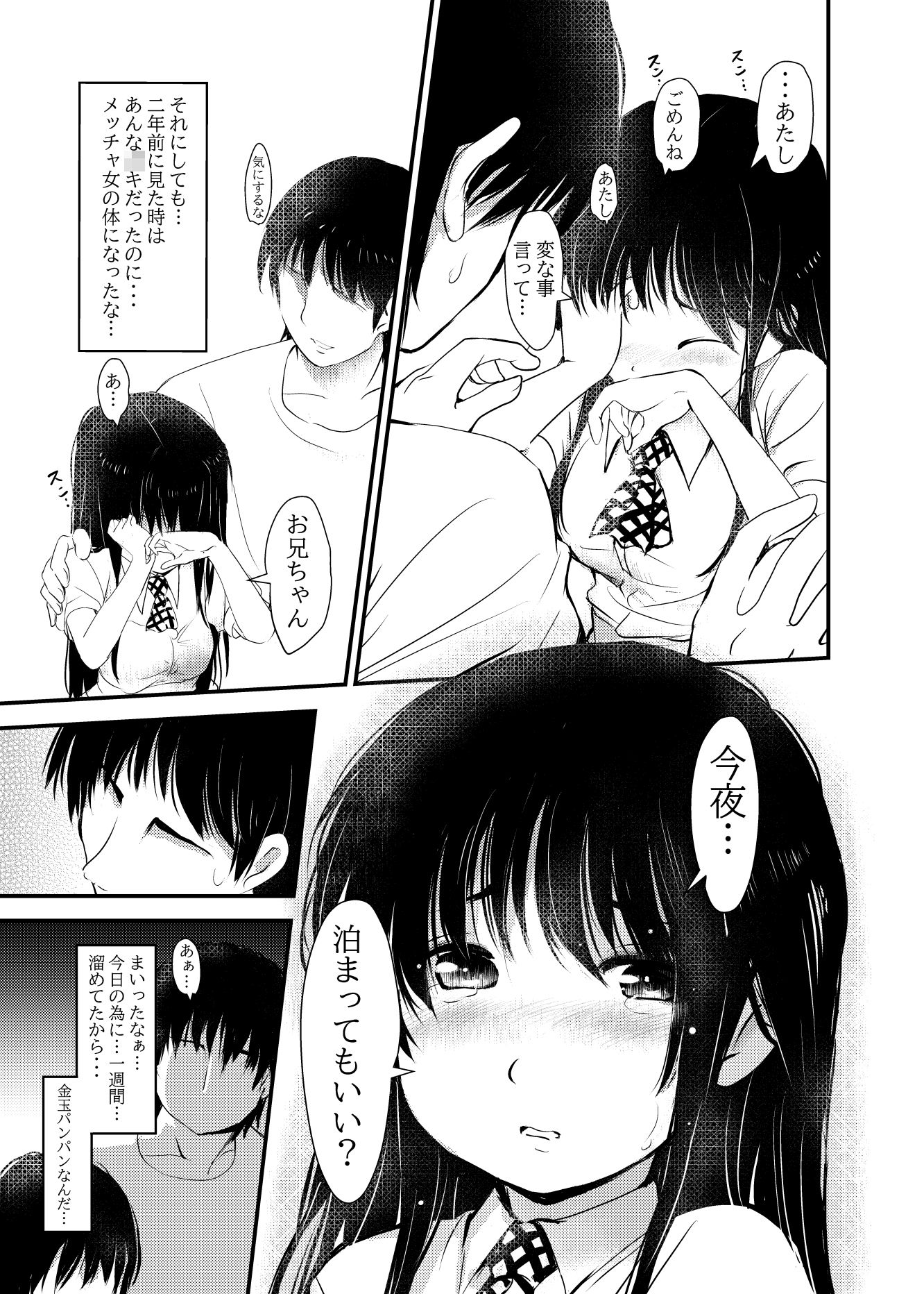 ネット彼女を家に呼んだら妹だったので…実妹交尾した話【みまもり園長】エロ同人 | 無料エロ漫画大全R18